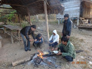 fire opt 300x225 Mahout training in northern Thailand